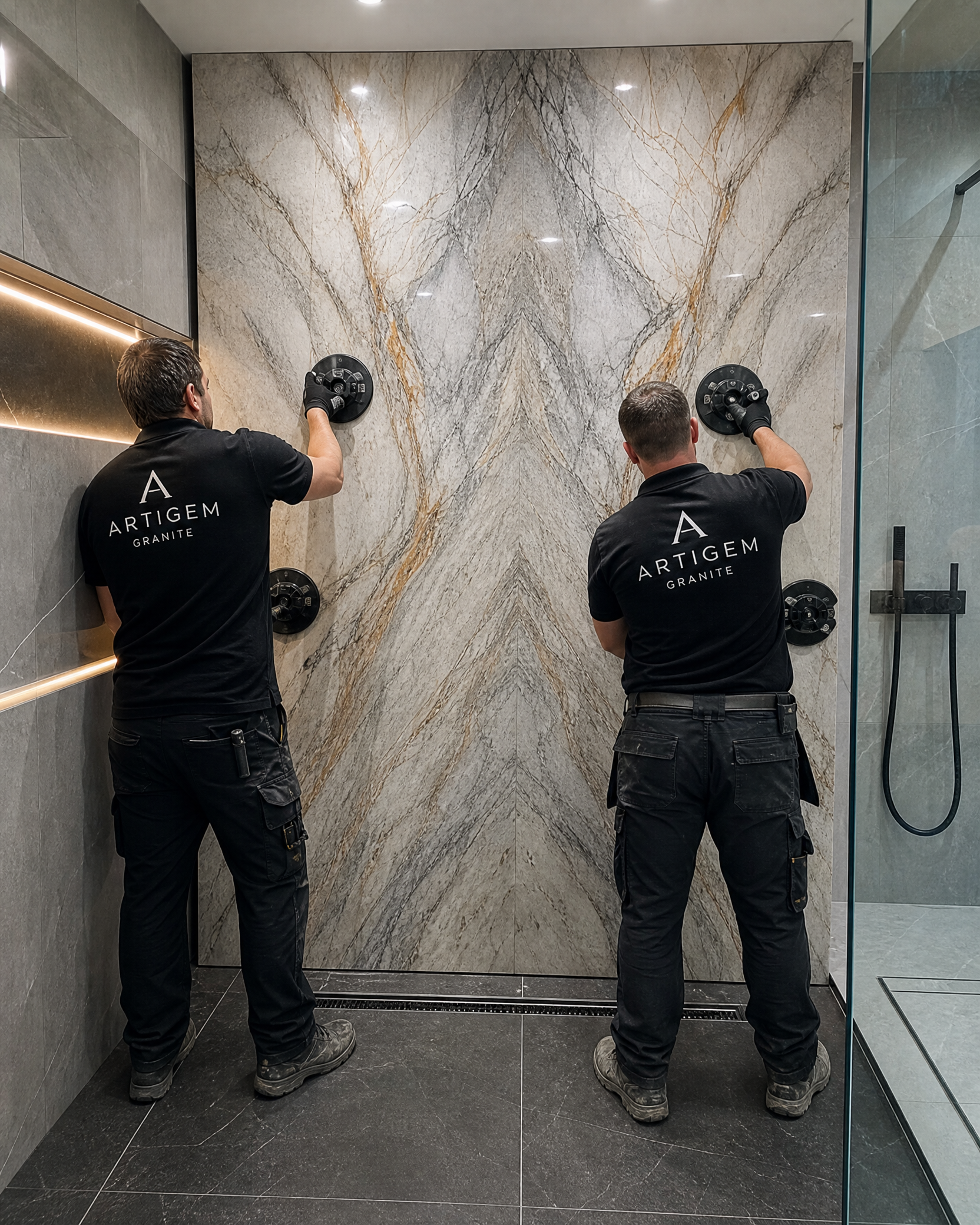 Shower Wall Installation Artigem